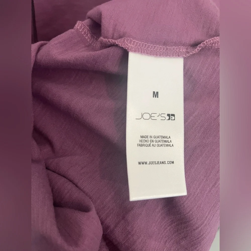Joe’s Jeans Grape Haze Short Sleeve Tee Medium NWT - Picture 6 of 7